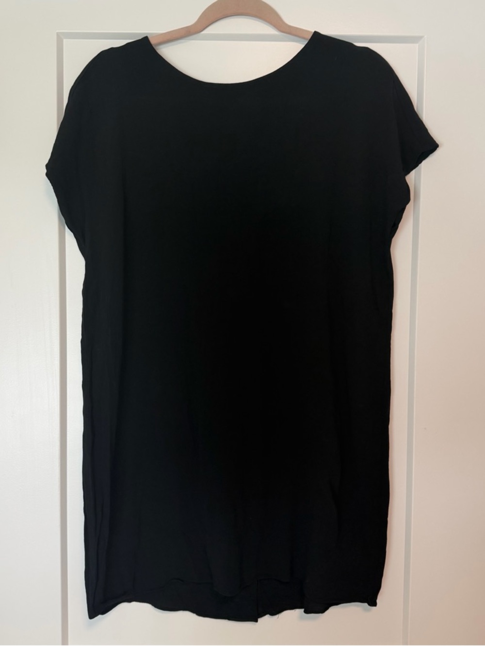 Madewell Black Short Sleeve Shift Dress